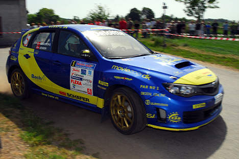 Sidste års sølvvinder i rally, Christian Jensen, har som den første bragt 2008-udgaven af Subaru Impreza til start i danmarksmesterskabet. Endnu lader resultaterne vente på sig.